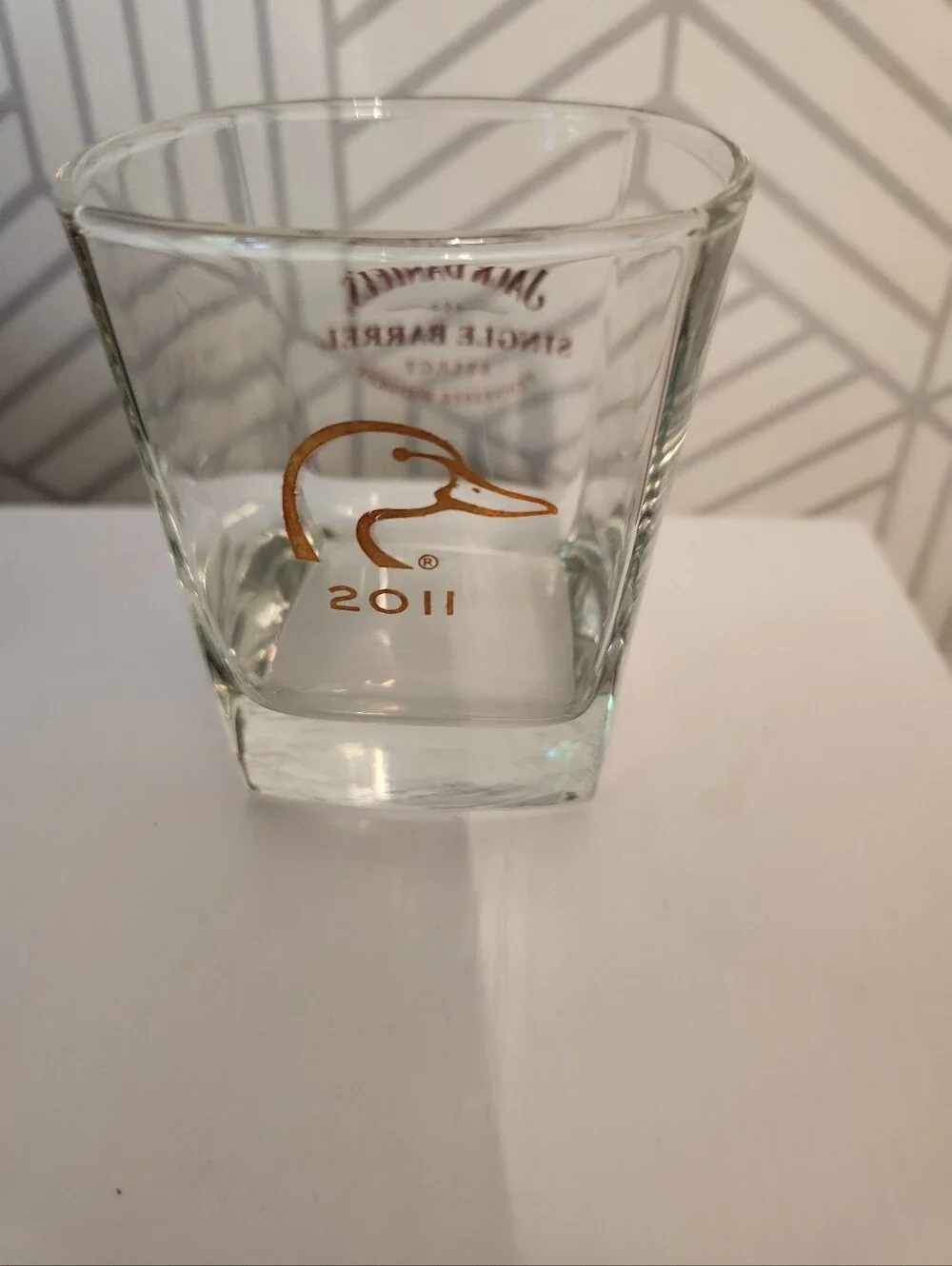 Jack Daniels Single Barrel Select 2011 Ducks Unlimited Weighted Rocks Glass